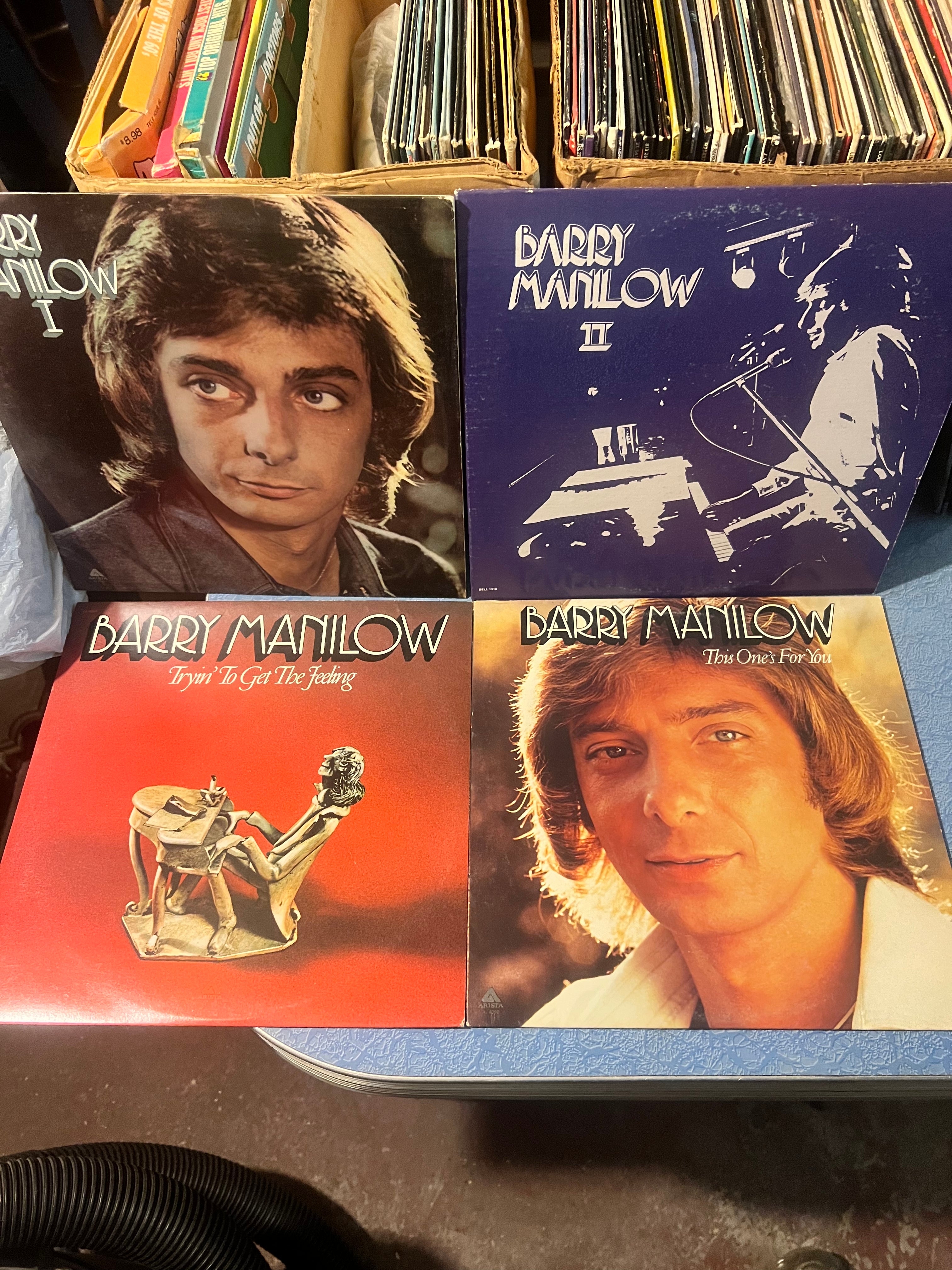 Vintage Barry Manilow Vinyl Records (4)