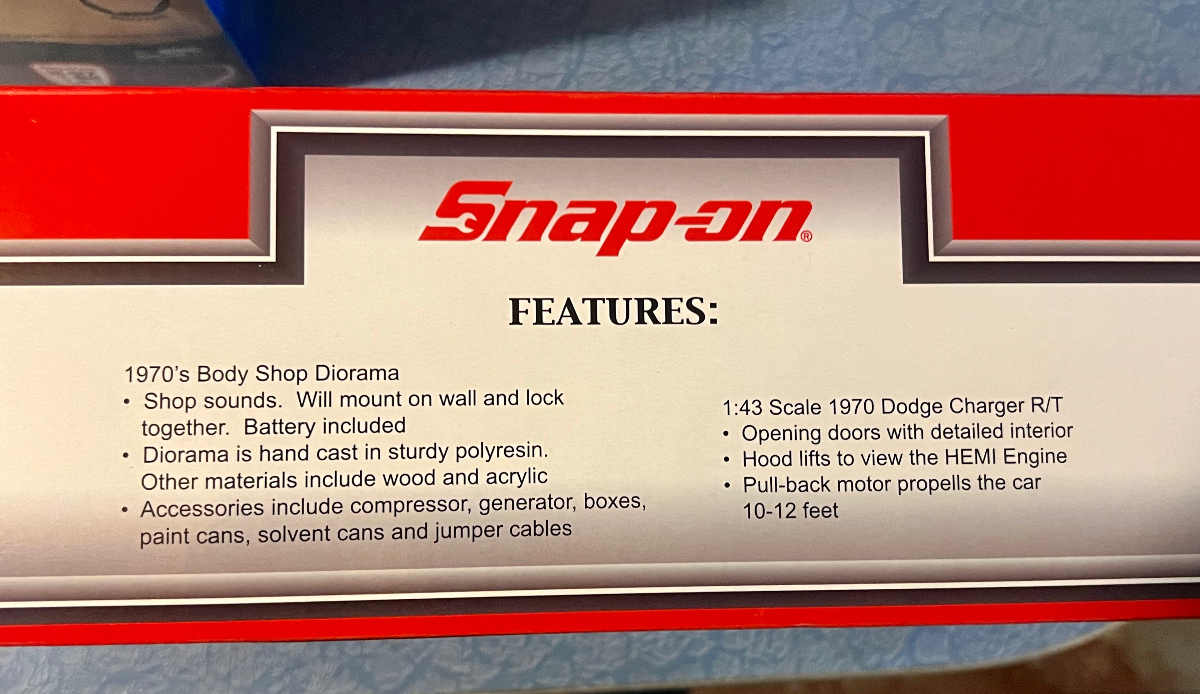 Snap-On 1970’s Body Shop Diorama