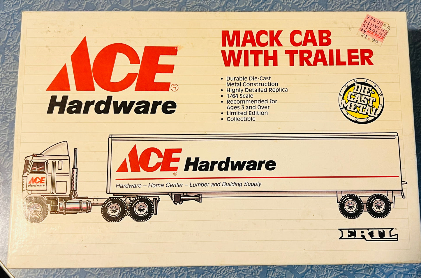 Ace Hardware Mack Cab with Trailer